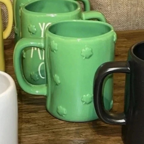 NWT Rae Dunn “You’re My Lucky Charm” 3D Green Coffee/Tea Mug/Cup St. Patty’s Day - Picture 3 of 3
